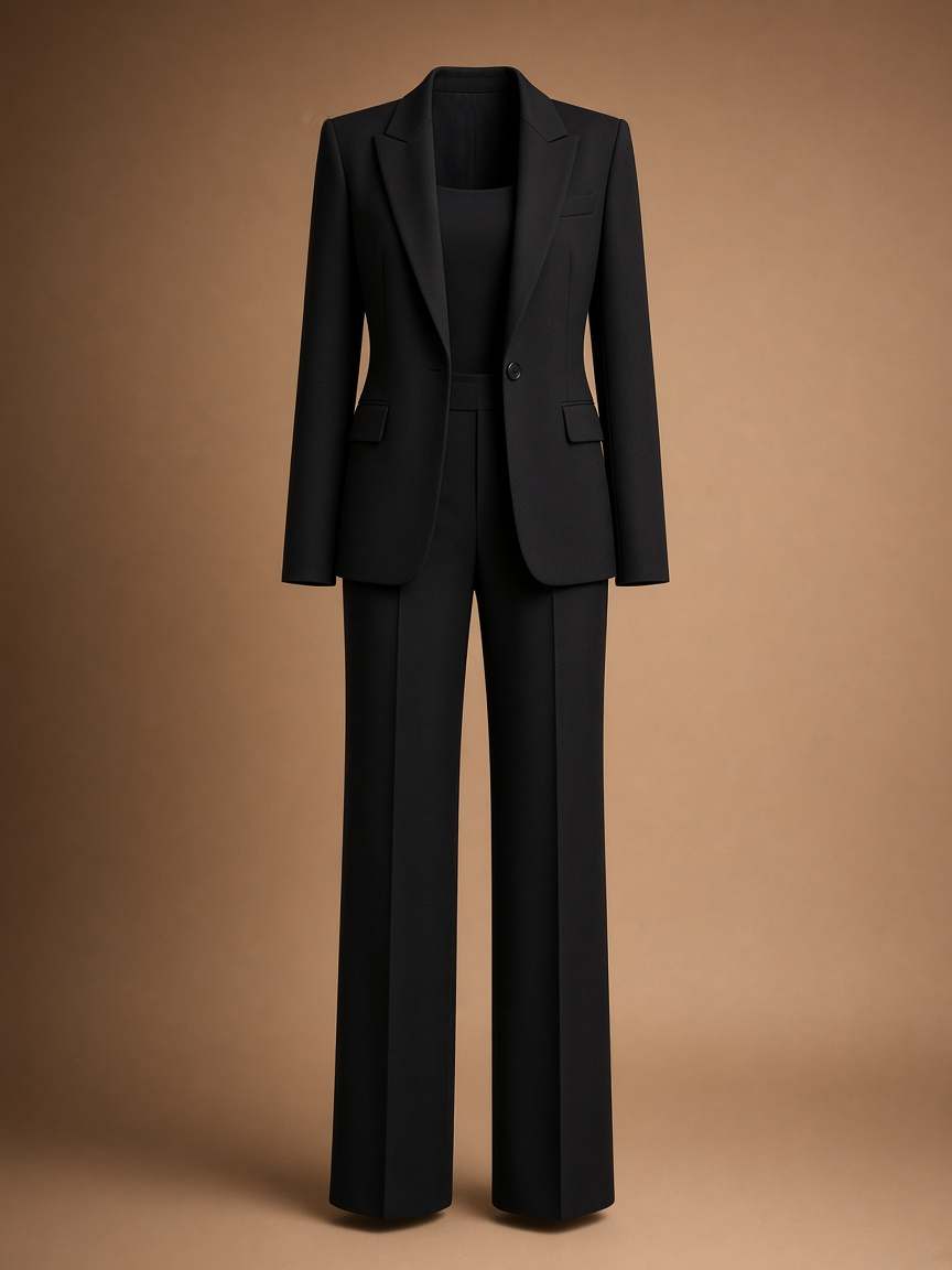 Black, cut clean