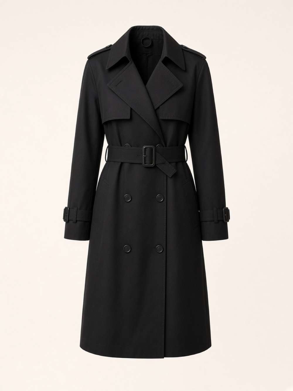Black Belted Trench
